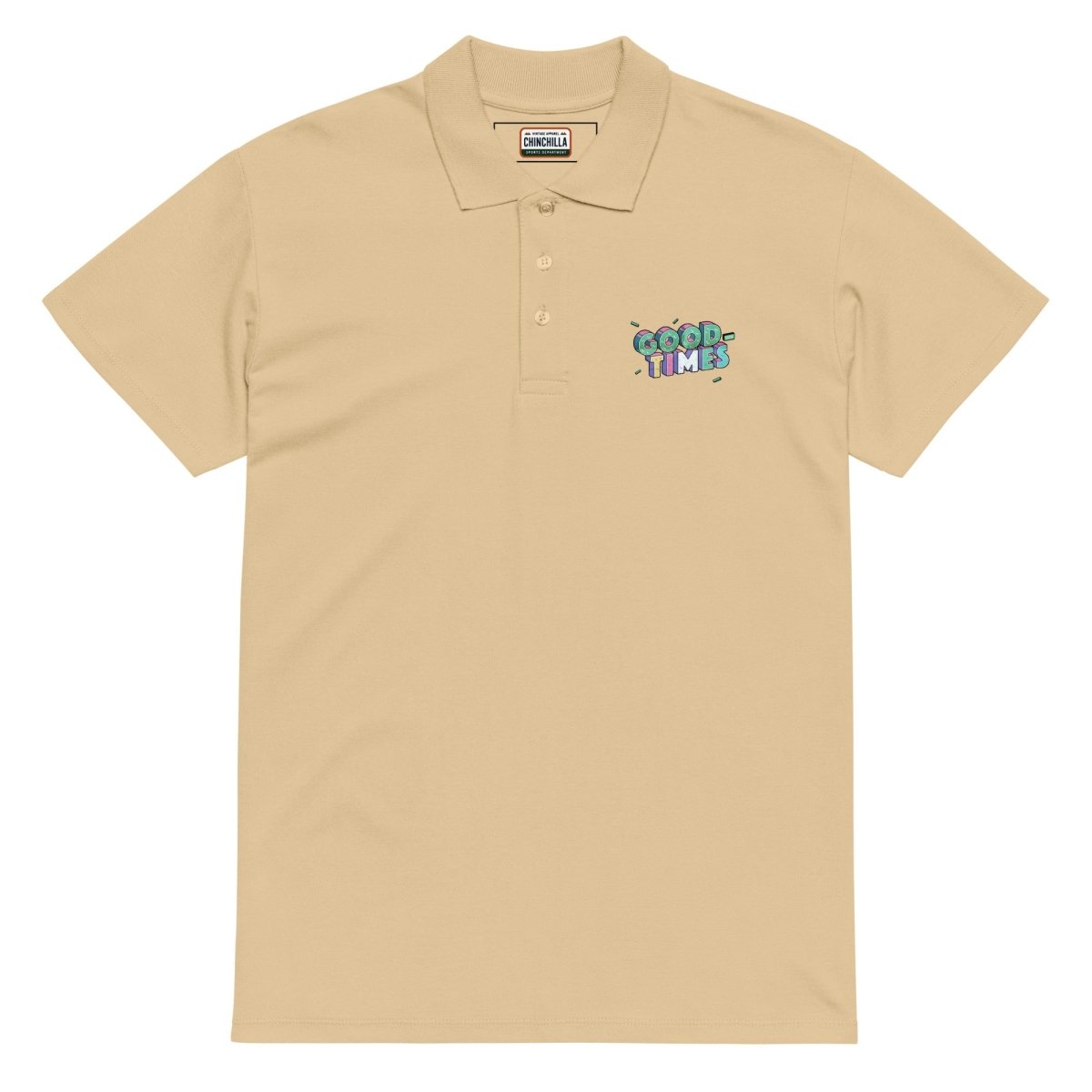 Good Times Premium Pique Polo Shirt - Chinchilla Choons